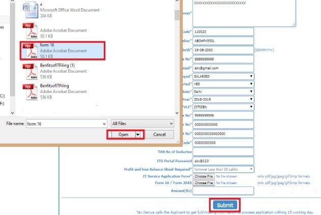 How to File Income Tax Returns via Digital Services Portal 5