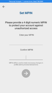 MPIN Create Umang App