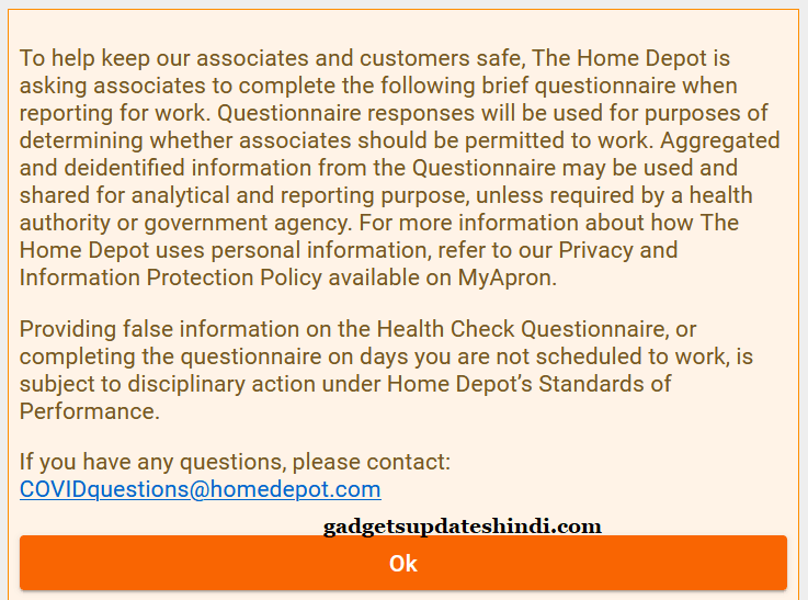 Home Depot Health Check App Login 2022 – thd co healthcheck Benefits