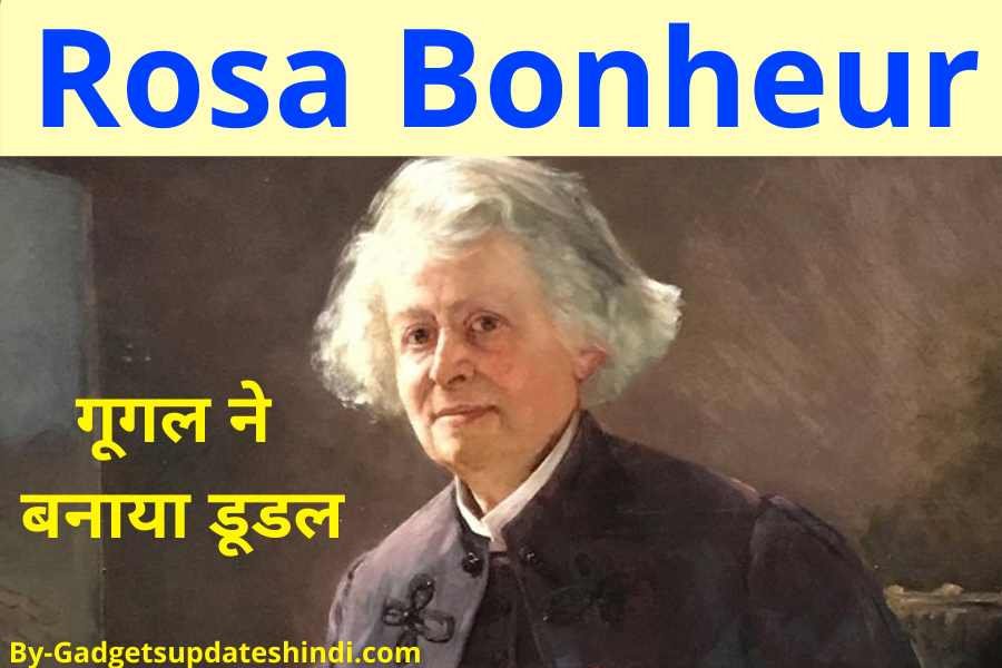 Rosa Bonheur Hindi 2022, Who is Rosa Bonheur whom Google made doodle icon today