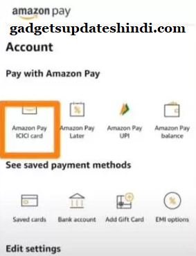 Amazon Pay ICICI Card