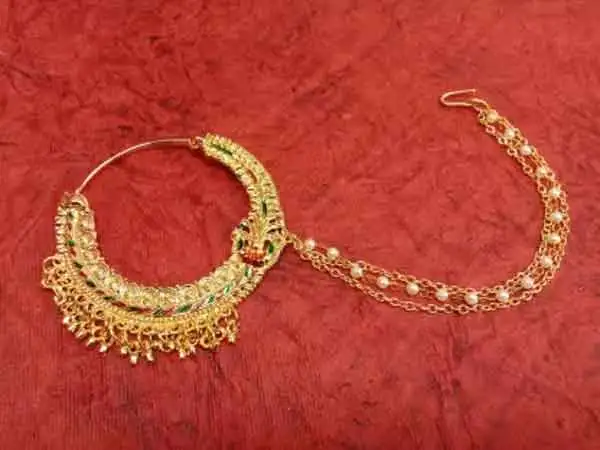 Gold Nath Latest Design
