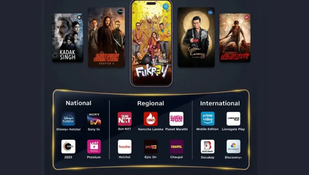 Jio TV Premium Plan Free 14 OTT access