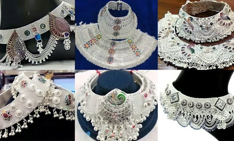 Silver Anklets