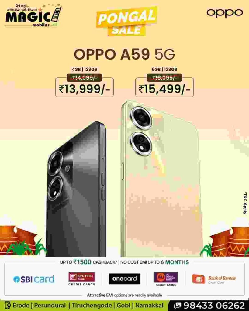 New price and specification of OPPO A59 5G
