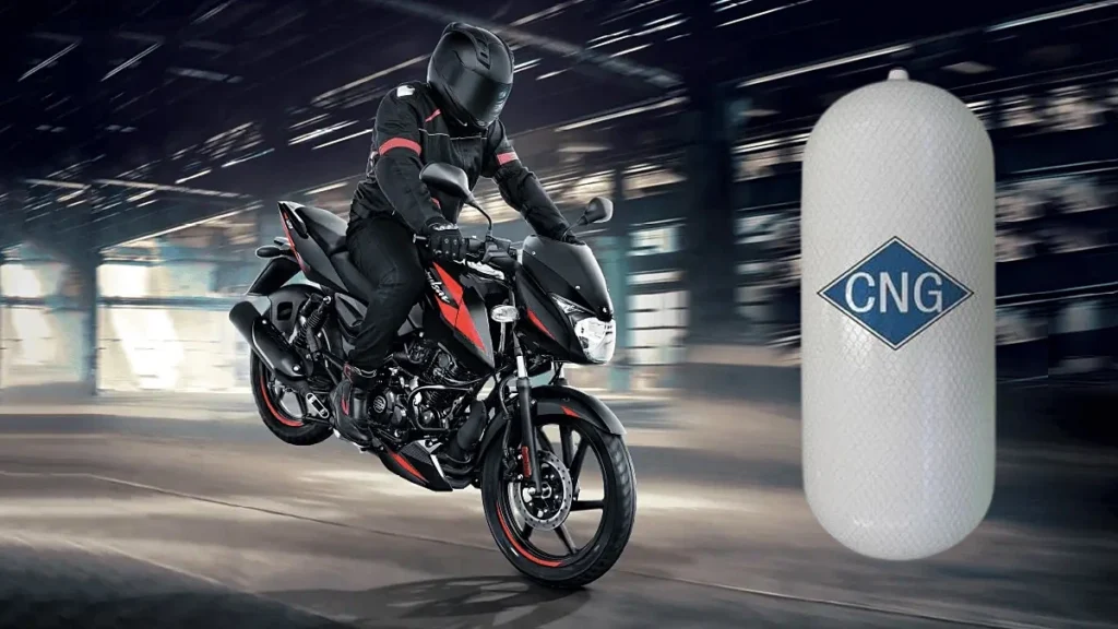 Bajaj CNG Bike Spotted Testing