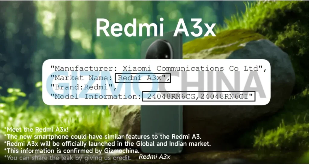 Redmi A3x