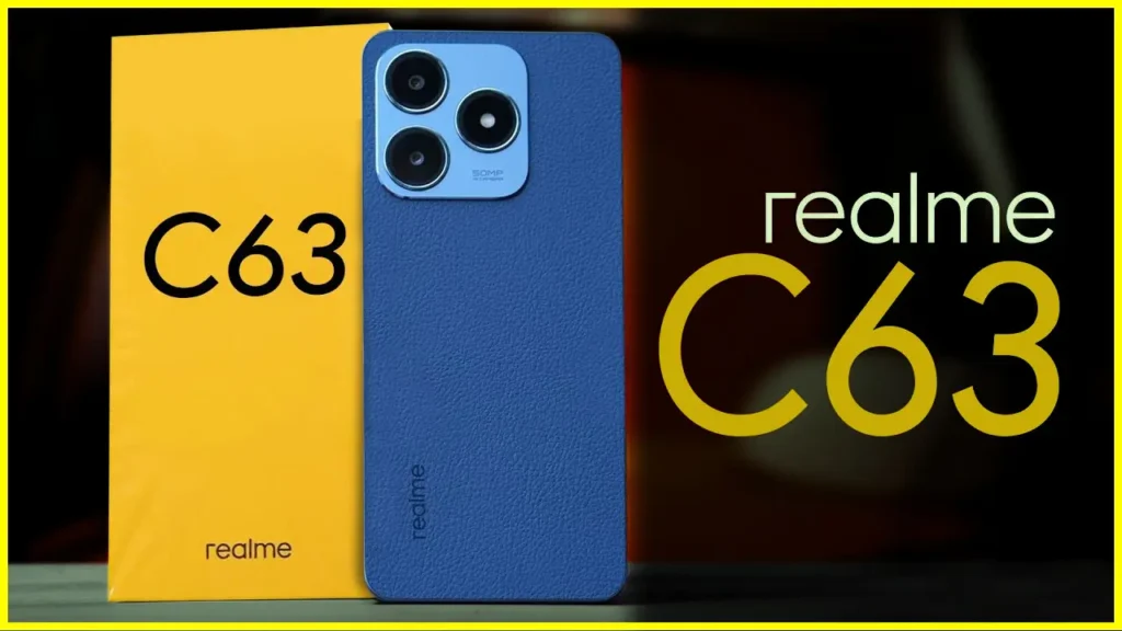 Waterproof Realme C63 phone launched